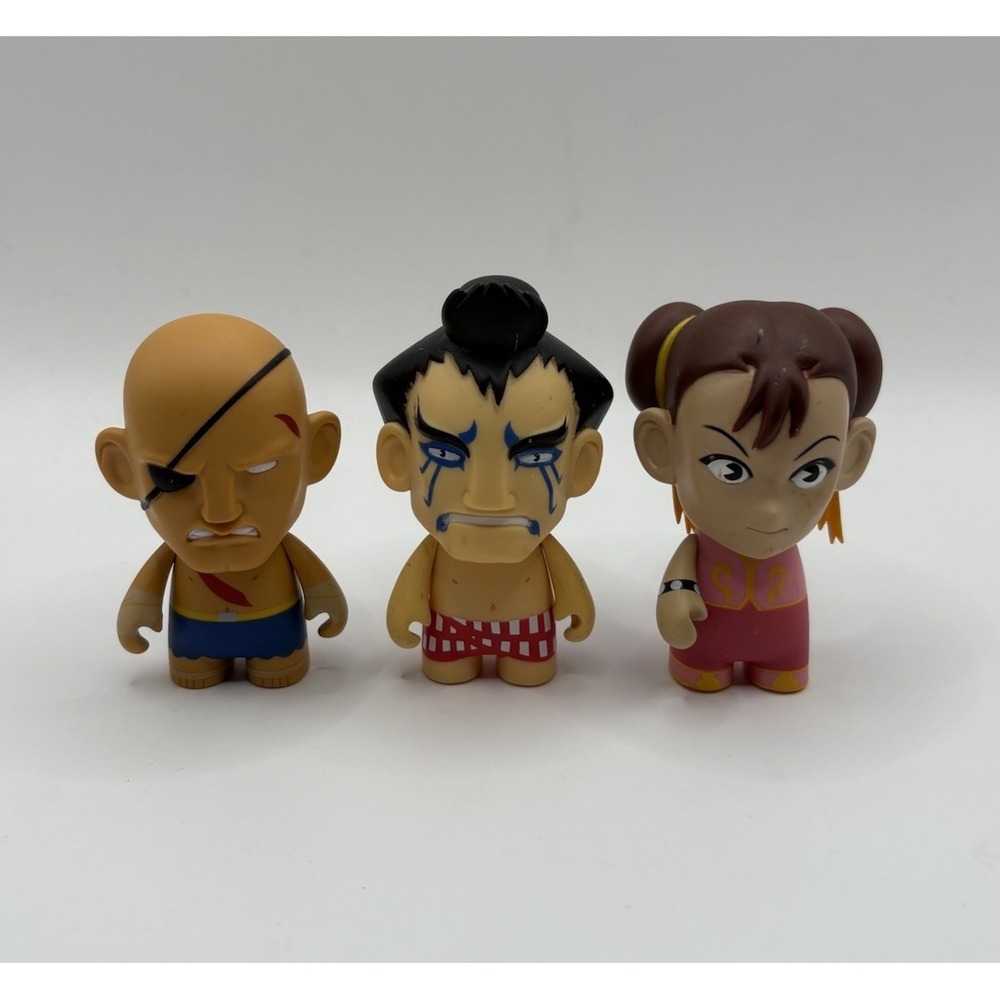 Kidrobot Lot X 2.75" Street‎ Fighter S.1 "Sagat (1/40)" Vinyl Figure NO STICKERS